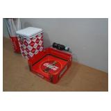 Coca-Cola Straw Case, Canister and Napkin Holder