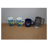 Vintage Polaris Employee Pewter Mug and Novelty Mugs
