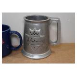 Vintage Polaris Employee Pewter Mug and Novelty Mugs