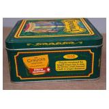 Vintage Crayola Tin with Crayons