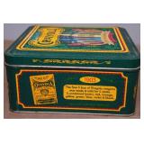 Vintage Crayola Tin with Crayons