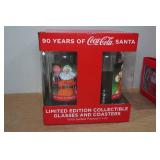Coca-Cola Glass Set and Coasters