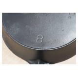 Sidney Halloware No 8 Cast Iron Skillet with Loon Print