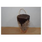 Hand Carved Tribal Drum From Kenya