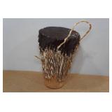Hand Carved Tribal Drum From Kenya