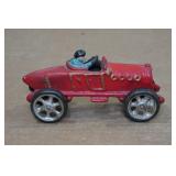 Vintage Cast Iron Racecar