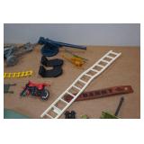 Assorted Toy Army Pieces