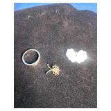 Morgan & Paige 18K Yellow Gold Over Sterling Silver Butterfly Ring - Size 7