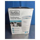 BLACK+DECKER Tabletop Air Purifier - 3-Stage Filtration System - HEPA Air Purifiers for Home