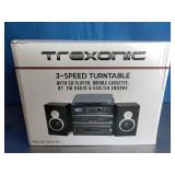 Trexonic 3-Speed Turntable Home Stereo System