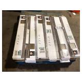 9 Boxes of TrafficMaster Rustic Brown Oak 3 Mil x 6 in. W x 36 in. L Peel and Stick Water Resistant Vinyl Tile Flooring (36 sq. ft.) Customer Returns See Pictures 9 Boxes of TrafficMaster Rustic Brown Oak 3 Mil x 6 in. W x 36 in. L Peel and Stick Water Resistant Vinyl Tile Flooring (36 sq. ft.) Customer Returns See Pictures