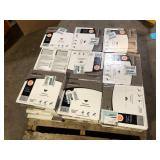 27 Boxes of TrafficMaster Dark Grey Slate 3 mil x 12 in. W x 12 in. L Peel and Stick Water Resistant Vinyl Tile Flooring 30 Sq. Ft.  Customer Returns See Pictures 27 Boxes of TrafficMaster Dark Grey Slate 3 mil x 12 in. W x 12 in. L Peel and Stick Water Resistant Vinyl Tile Flooring 30 Sq. Ft.  Customer Returns See Pictures