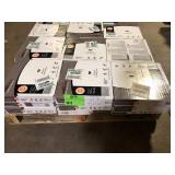 27 Boxes of TrafficMaster Dark Grey Slate 3 mil x 12 in. W x 12 in. L Peel and Stick Water Resistant Vinyl Tile Flooring 30 Sq. Ft.  Customer Returns See Pictures 27 Boxes of TrafficMaster Dark Grey Slate 3 mil x 12 in. W x 12 in. L Peel and Stick Water Resistant Vinyl Tile Flooring 30 Sq. Ft.  Customer Returns See Pictures