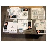 12 Boxes of TrafficMaster Natural Wood Parquet 3 MIL x 12 in. W x 12 in. L Peel and Stick Water Resistant Vinyl Tile Flooring 30 Sq. Ft.Customer Returns See Pictures 12 Boxes of TrafficMaster Natural Wood Parquet 3 MIL x 12 in. W x 12 in. L Peel and Stick Water Resistant Vinyl Tile Flooring 30 Sq. Ft.Customer Returns See Pictures