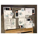 12 Boxes of TrafficMaster Natural Wood Parquet 3 MIL x 12 in. W x 12 in. L Peel and Stick Water Resistant Vinyl Tile Flooring 30 Sq. Ft.Customer Returns See Pictures 12 Boxes of TrafficMaster Natural Wood Parquet 3 MIL x 12 in. W x 12 in. L Peel and Stick Water Resistant Vinyl Tile Flooring 30 Sq. Ft.Customer Returns See Pictures