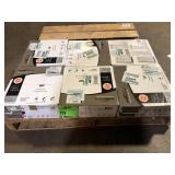 12 Boxes of TrafficMaster Natural Wood Parquet 3 MIL x 12 in. W x 12 in. L Peel and Stick Water Resistant Vinyl Tile Flooring 30 Sq. Ft.Customer Returns See Pictures 12 Boxes of TrafficMaster Natural Wood Parquet 3 MIL x 12 in. W x 12 in. L Peel and Stick Water Resistant Vinyl Tile Flooring 30 Sq. Ft.Customer Returns See Pictures