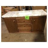 Home Decorators Collection Collette 48 in. Single Sink Cinnamon Oak Bath Vanity with White Carrara Marble Top (Assembled) Customer Returns See Pictures Home Decorators Collection Collette 48 in. Single Sink Cinnamon Oak Bath Vanity with White Carrara Marble Top (Assembled) Customer Returns See Pictures