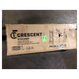 Crescent SITERUNNER 20 in. 3-Shelf Heavy Duty Folding Jobsite Cart with 300 lb. Capacity  Customer Returns See Pictures Crescent SITERUNNER 20 in. 3-Shelf Heavy Duty Folding Jobsite Cart with 300 lb. Capacity  Customer Returns See Pictures