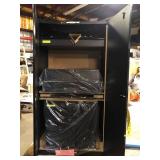 Black Husky Cabinet combo tall cabinet  Damaged  Customer Returns See Pictures Black Husky Cabinet combo tall cabinet  Damaged  Customer Returns See Pictures