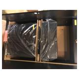 Black Husky Cabinet combo tall cabinet  Damaged  Customer Returns See Pictures Black Husky Cabinet combo tall cabinet  Damaged  Customer Returns See Pictures
