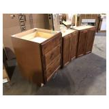 Assorted  Wooden cabinets various sizes  Customer Returns See Pictures Assorted  Wooden cabinets various sizes  Customer Returns See Pictures