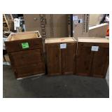 Assorted  Wooden cabinets various sizes  Customer Returns See Pictures Assorted  Wooden cabinets various sizes  Customer Returns See Pictures