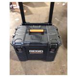 RIDGID Pro Gear System Gen 2.0 Stackable 25 in All Terrain Rolling Tool Box with 9 in. Wheels  Customer Returns See Pictures RIDGID Pro Gear System Gen 2.0 Stackable 25 in All Terrain Rolling Tool Box with 9 in. Wheels  Customer Returns See Pictures