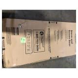 EMCO 34 in. x 80 in. White Universal 3/4-Light Vinyl Storm Door with Black Hardware Damaged  Customer Returns See Pictures EMCO 34 in. x 80 in. White Universal 3/4-Light Vinyl Storm Door with Black Hardware Damaged  Customer Returns See Pictures