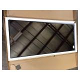LuxHomez 32 in. W. x 71.2 in. H Modern Rectangle Aluminum Alloy Full Length Mirror Black Wall Mirror/Floor Mirror  Customer Returns See Pictures LuxHomez 32 in. W. x 71.2 in. H Modern Rectangle Aluminum Alloy Full Length Mirror Black Wall Mirror/Floor Mirror  Customer Returns See Pictures
