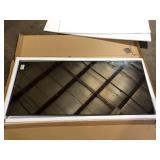 LuxHomez 32 in. W. x 71.2 in. H Modern Rectangle Aluminum Alloy Full Length Mirror Black Wall Mirror/Floor Mirror  Customer Returns See Pictures LuxHomez 32 in. W. x 71.2 in. H Modern Rectangle Aluminum Alloy Full Length Mirror Black Wall Mirror/Floor Mirror  Customer Returns See Pictures