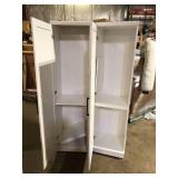 Lot of SAUDER HomePlus Soft White Pantry with Reversible Door One Unit Damaged Customer Returns See Pictures Lot of SAUDER HomePlus Soft White Pantry with Reversible Door One Unit Damaged Customer Returns See Pictures