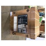 Hampton Bay Shaker 30 in. W x 24 in. D x 34.5 in. H Assembled Sink Base Cabinet in Satin White Customer Returns See Pictures Hampton Bay Shaker 30 in. W x 24 in. D x 34.5 in. H Assembled Sink Base Cabinet in Satin White Customer Returns See Pictures