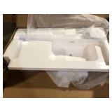 Getpro 42 in. W x 22 in. D Solid Surface White Rectangular Right Single Sink Bath Vanity Top and Basin with 1.38 in. Backsplash Customer Returns See Pictures Getpro 42 in. W x 22 in. D Solid Surface White Rectangular Right Single Sink Bath Vanity Top and Basin with 1.38 in. Backsplash Customer Returns See Pictures