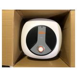 SKYSHALO Electric Mini-Tank Water Heater 2-Gal, 1440W Electric Water Heater, Safety Temperature Pressure Valve, Tank Warranty  Customer Returns See Pictures SKYSHALO Electric Mini-Tank Water Heater 2-Gal, 1440W Electric Water Heater, Safety Temperature Pressure Valve, Tank Warranty  Customer Returns See Pictures