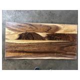 6 ft. L x 25 in. D Finished Saman Solid Wood Butcher Block Countertop in with Live Edge Customer Returns See Pictures 6 ft. L x 25 in. D Finished Saman Solid Wood Butcher Block Countertop in with Live Edge Customer Returns See Pictures