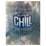 OK 3 - Super Chill Seltzer Water 1L Bottles - 12-Count, Unflavored, Best by Oct 2025