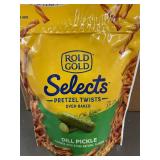 KS 5 - Rold Gold Selects Dill Pickle Pretzel Twists 8-Pack (4 oz Bags)