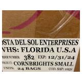 TOP - Diana Corn Brights Sugar Coated Vanilla Corn Snack 24-Pack Bulk, EXP 12/31/24