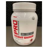 IN 2 - GNC Pro Performance Weight Gainer, Strawberries & Cream, 2.42 lb (Best By 09/2025)