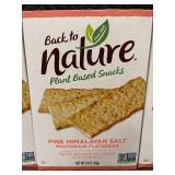 ID 2 - Back to Nature Pink Himalayan Salt Multigrain Flatbread Crackers 3x156g