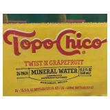 Topo Chico Twist of Grapefruit Mineral Water, 24 Bottles, 15.5 fl oz Each