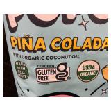 LesserEvil Organic Popcorn Pina Colada 4-Pack, Gluten Free, Exp 1/15/2025