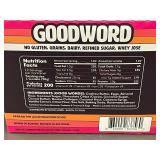 RI 4 - Good Word Chocolate Chip Protein Cookie 12-Count, Gluten Free, Dairy Free (Best by 03/16/2025)