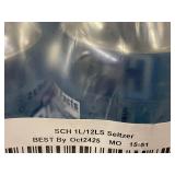 OK 3 - Super Chill Seltzer Water 1L Bottles - 12-Count, Unflavored, Best by Oct 2025