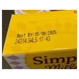 Simple Mills Almond Flour Bars Chocolate Brownie 4 Boxes (20 Bars) - Best by 05/2025