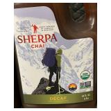 BP - Sherpa Chai Decaf Chai Concentrate Organic 64oz Jugs - Lot of 3, Best by May 2025