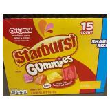 VT 1 - Starburst Gummies Original 15-Pack Bulk Candy, BB 04/2025