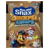 TN 1 - Mum-Mum Snax Chickpea Crisps White Cheddar Cheese 8 x 60g Packs (Best By Aug 2025)