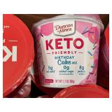 CO 3 - Duncan Hines Keto Birthday Cake Mix Cups 12-Pack, Best by 09/2025