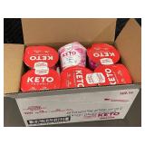 CO 3 - Duncan Hines Keto Birthday Cake Mix Cups 12-Pack, Best by 09/2025